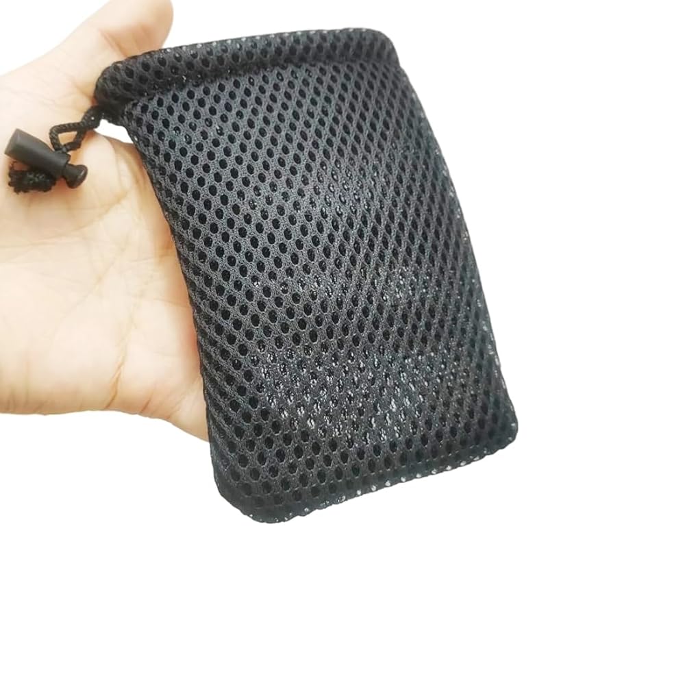 QLXHBOT Nylon Mesh Drawstring Bag,Small Mesh Bags 10Pcs